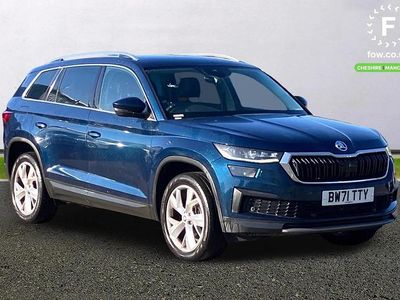 Used Skoda Kodiaq SportLine 150 HP (110 kW) 2021 Blue SUV