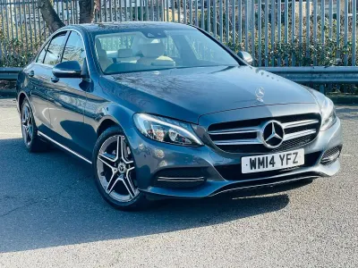 Begagnad Mercedes C200 184 HK (135 kW) 2014 Grå Sedan