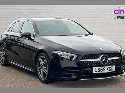 Used Mercedes A200 AMG line 161 HP (118 kW) 2019 Black Hatchback