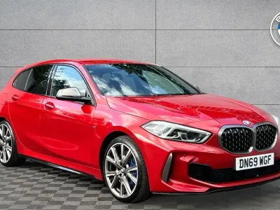 Used BMW M135 M Sport 302 HP (222 kW) 2020 Red Hatchback