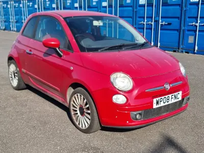 Used Fiat 500 Sport 2008 Red Hatchback