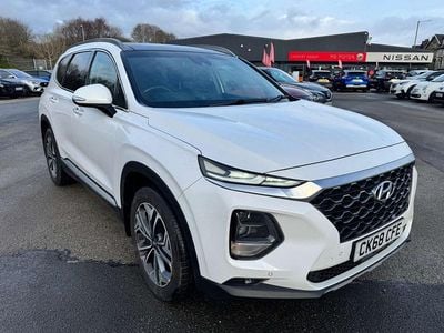 Used Hyundai Santa Fe Premium SE 200 HP (147 kW) 2018 White SUV