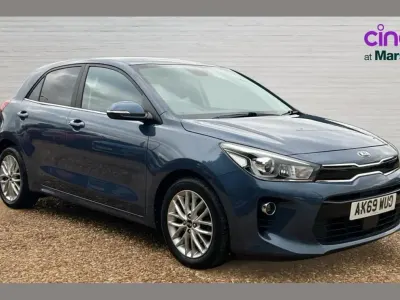 Used Kia Rio 99 HP (72 kW) 2020 Blue Hatchback