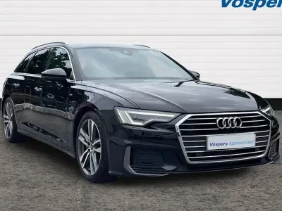 Used Audi A6 S-Line 204 HP (150 kW) 2022 Black Estate