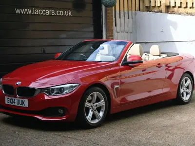Usado BMW 428 2014 Rojo Descapotable