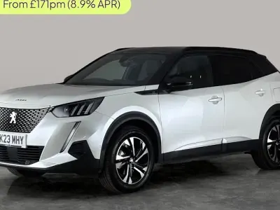 Used Peugeot e-2008 GTi 100 kW (136 HP) 2023 White SUV