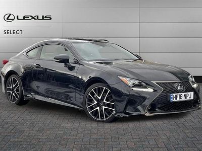 Black Used 2018 Lexus RC300h Sport Line Coupe | £24,999 (A bit pricey)