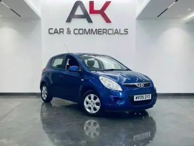 Käytetty Hyundai i20 Comfort 99 HP (72 kW) 2009 Sininen Viistoperä