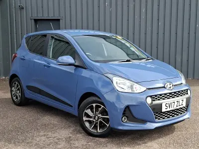 Used Hyundai i10 Premium 87 HP (63 kW) 2017 Blue Hatchback