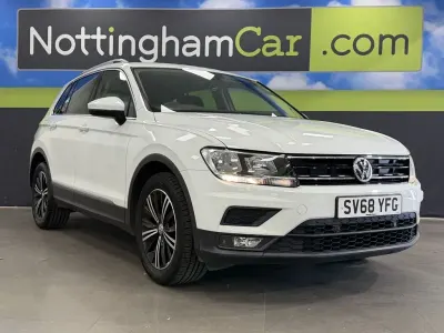 Used VW Tiguan SE 125 HP (91 kW) 2018 White SUV