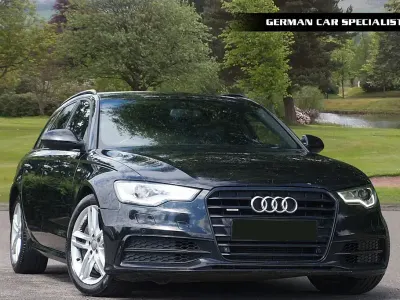 Used Audi A6 S-Line 313 HP (230 kW) 2014 Black Estate