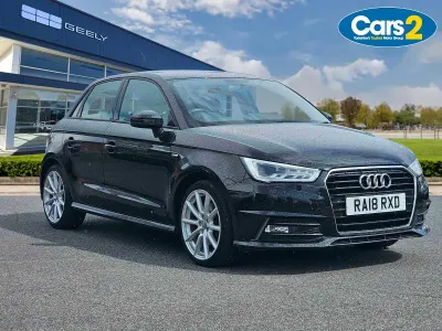 Used Audi A1 S-Line 123 HP (90 kW) 2018 Black Hatchback