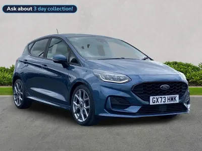 Used Ford Fiesta ST-Line 125 HP (91 kW) 2023 Blue Hatchback