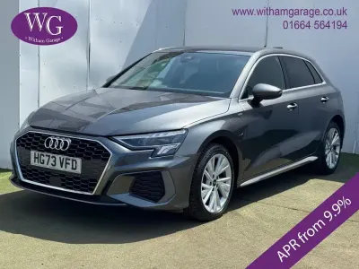 Used Audi A3 Sportback S-Line 204 HP (150 kW) 2023 Grey Hatchback