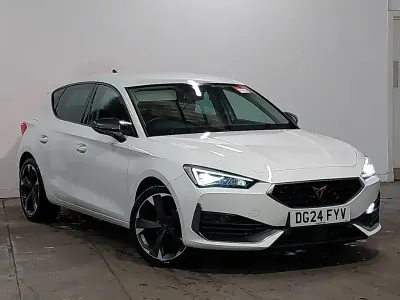 Used Cupra Leon 150 HP (110 kW) 2024 White Hatchback
