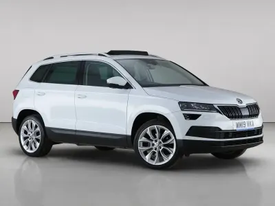 Used Skoda Karoq 150 HP (110 kW) 2019 White SUV