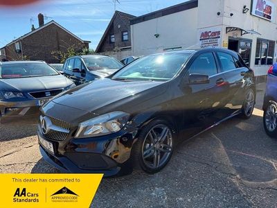 Used Mercedes A180 AMG line 107 HP (78 kW) 2016 Black