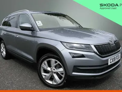 Used Skoda Kodiaq 140 HP (102 kW) 2019 Business grey metallic SUV