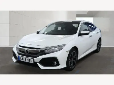 Used Honda Civic Prestige 2017 White Hatchback