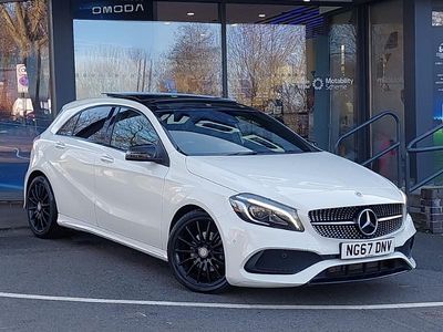 Used Mercedes A160 AMG Line Premium Plus 102 HP (75 kW) 2017 White Hatchback