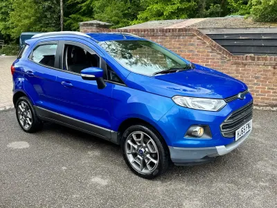Used Ford Ecosport Titanium 2015 Blue SUV