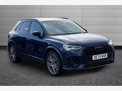 Used Audi Q3 Black Edition 150 HP (110 kW) 2025 Blue SUV