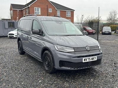 Grey New 2025 VW Caddy Maxi Pro MPV | £37,000 (Expensive)