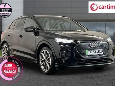 Black Used 2023 Audi Q4 e-tron Comfort SUV | £28,500 (Fair price)