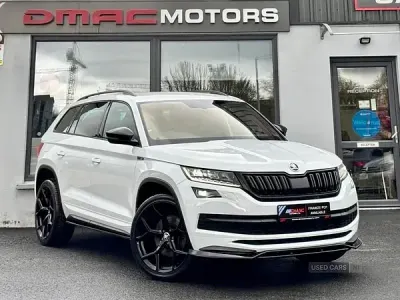 Used Skoda Kodiaq SportLine 150 HP (110 kW) 2019 White SUV
