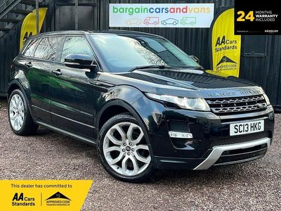 Black Used 2013 Land Rover Range Rover evoque Dynamic Estate | £8,895 (Fair price)