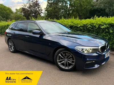 Used BMW 520 M Sport 187 HP (137 kW) 2018 Blue Estate