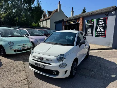 Used Fiat 500 S 69 HP (50 kW) 2019 White Hatchback