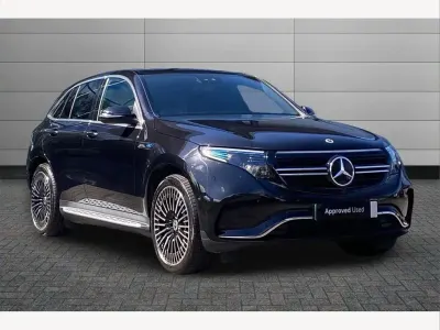 Used Mercedes EQC400 AMG Line Premium 300 kW (408 HP) 2022 Obsidian black SUV