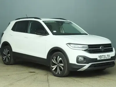 Used VW T-Cross Black Edition 115 HP (84 kW) 2024 White SUV