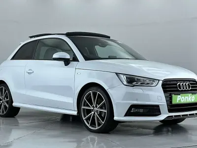 Used Audi A1 Black Edition 150 HP (110 kW) 2018 White Hatchback
