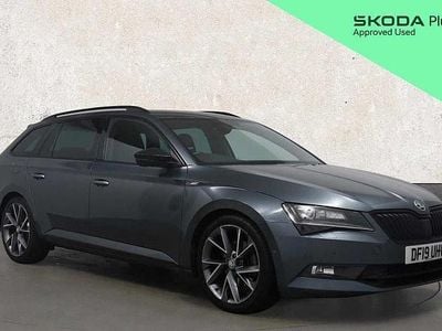 Used Skoda Superb SportLine 150 HP (110 kW) 2019 Grey Estate