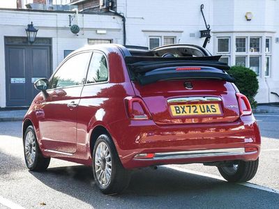 Used Fiat 500C Red 70 HP (51 kW) 2022 Red Cabriolet