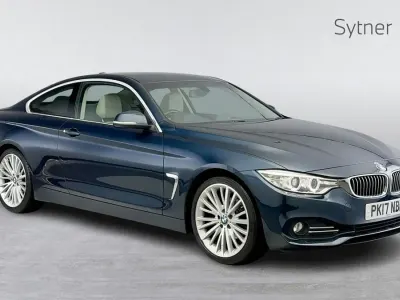 Usado BMW 420 Luxury Line 184 HP (135 kW) 2017 Azul Coupé