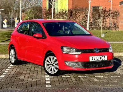 Used VW Polo SEL 90 HP (66 kW) 2010 Red Hatchback