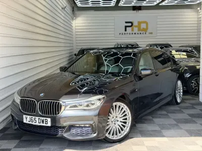 Used BMW 740L M Sport 326 HP (239 kW) 2016 Grey Sedan