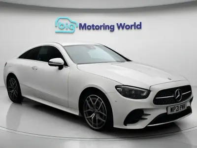 Used Mercedes E220 AMG line 194 HP (142 kW) 2021 White Coupe