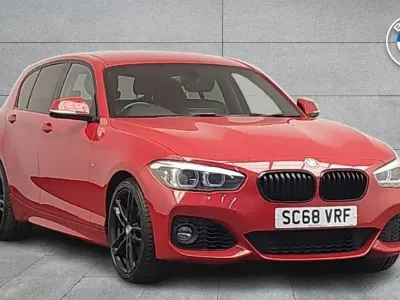 Used BMW 118 M Sport 136 HP (100 kW) 2018 Red Hatchback