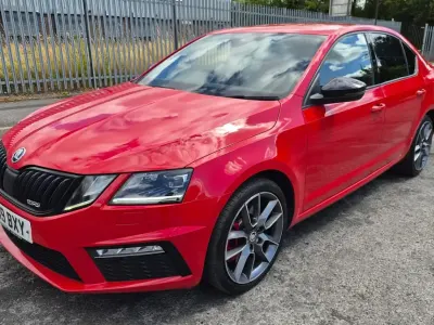 Used Skoda Octavia vRS 245 HP (180 kW) 2019 Red Hatchback