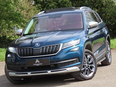 Second-hand Skoda Kodiaq Scout 4x4 190 CP (139 kW) 2018 Albastru SUV