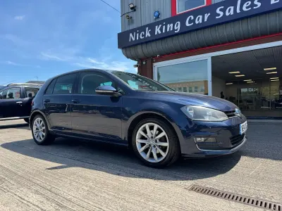 Used VW Golf VII GT 2014 Night blue Hatchback