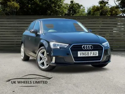 Used Audi A3 Sportback Sport 2018 Black Hatchback