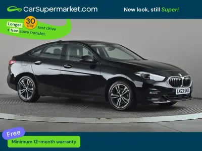 Begagnad BMW 218 Sport Line 2023 Svart Sportkupé