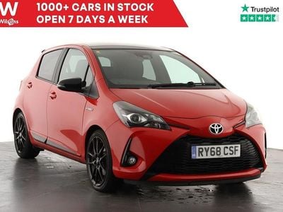 Red/black Used 2019 Toyota Yaris Hybrid Sport Hatchback | £11,749 (Good price)
