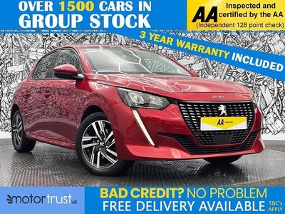 Used Peugeot 208 Allure Premium 75 HP (55 kW) 2021 Red Hatchback