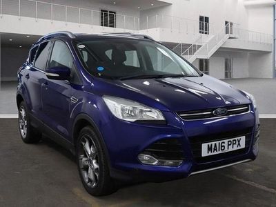 Used Ford Kuga Titanium 150 HP (110 kW) 2016 Impact blue pearl SUV
